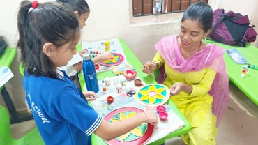 GPS Patna Celebrates Diwali with Vibrant Rangoli Activity