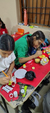 "Creative Maa Durga Wall Hanging Activity at GPS Patna"